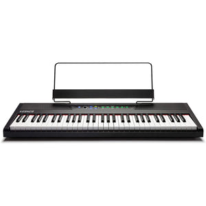 Kesnos 61 Key Digital Piano Keyboard with Semi Weighted Keys, 20W Speakers, 10 Voices, Split, Layer and Lesson Mode