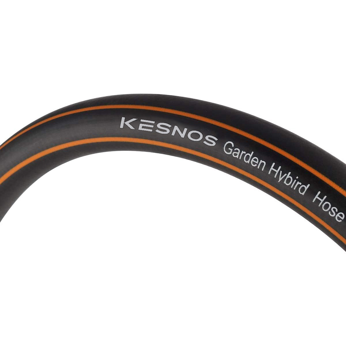 Kesnos Hybrid Garden Leader Hose 5/8 inch x 2.5ft, Heavy Duty, Flexible, Lightweight Short Water Hose with Bend Protection, Male to Female Fittings