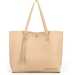 Load image into Gallery viewer, Kesnos Women Tote Bags Top Handle Satchel Handbags PU Faux Leather Tassel Shoulder Purse

