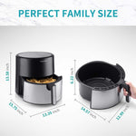 Load image into Gallery viewer, Kesnos 8 Quart Air Fryer, Electric Hot Air Fryers XL Oven Oilless Cooker with 8 Presets, LCD Digital Touch Screen and Nonstick Frying Pot
