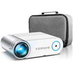 Load image into Gallery viewer, Kesnos Portable Video Projector 7500L, 1080P Full HD and 200”Display Supported Outdoor Movie Projector, Home Theater Projector Compatible with TV Stick, PS4, HDMI, USB, VGA
