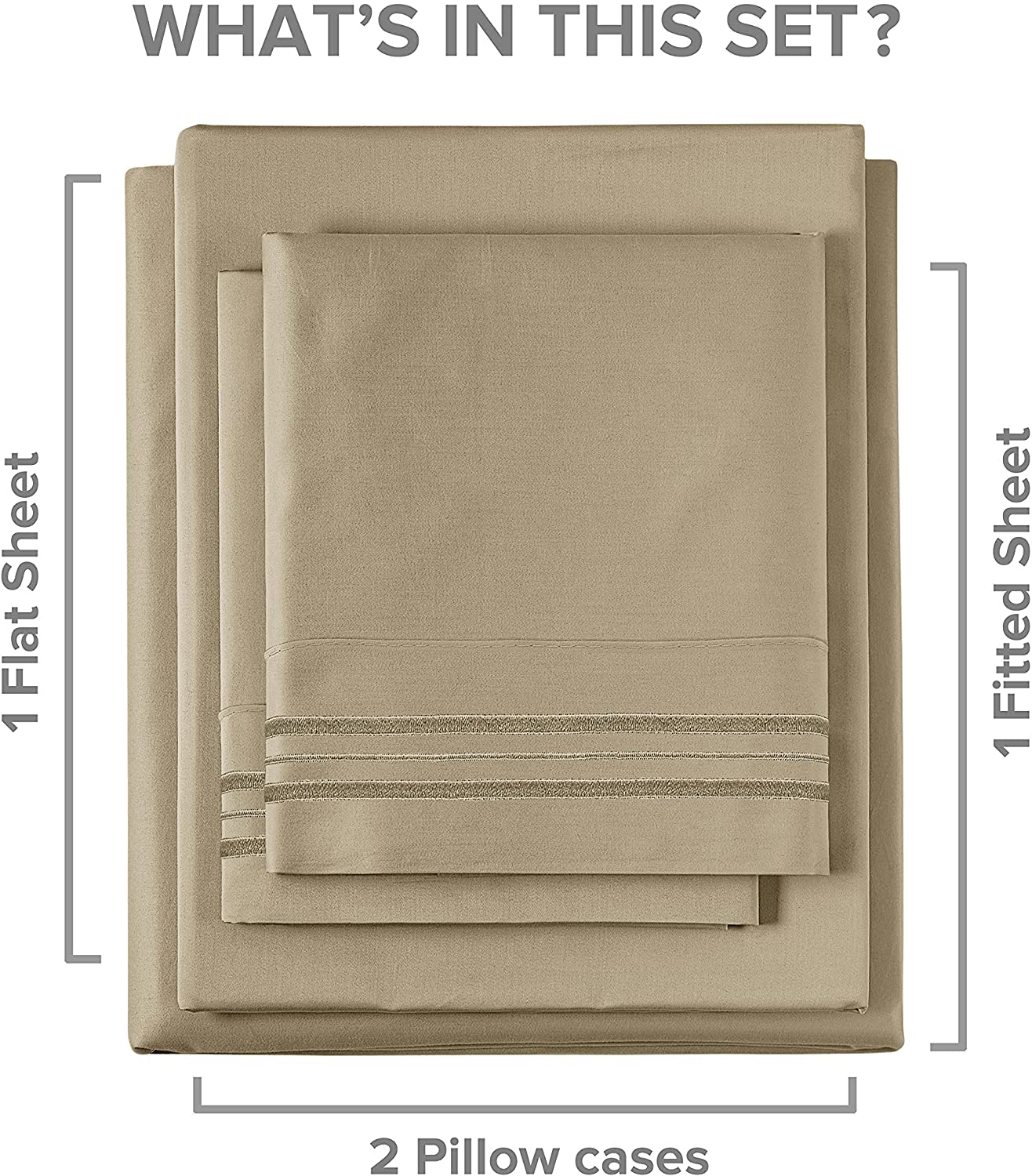 Kesnos Twin Size Sheet Set - 4 Piece Set - Extra Soft Bed Sheets - Deep Pocket Bed Sheets - Easy Fit - Breathable & Cooling - Wrinkle Free - Comfy - Bed Sheet Sets